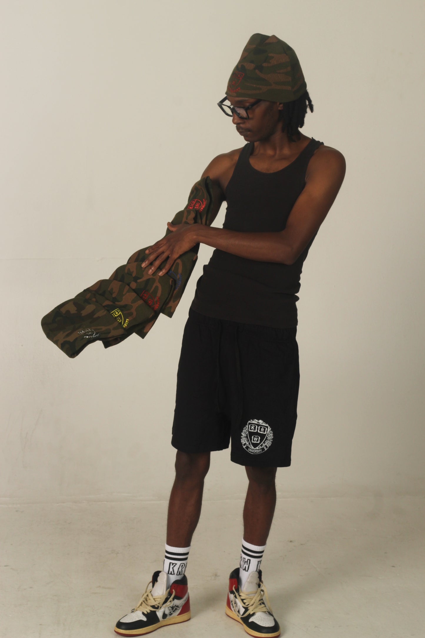 Camo University Beanie