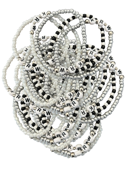 Initial Beaded Bracelets